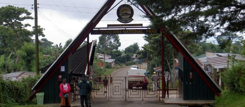 The gates of Kilimanjaro National Park 1